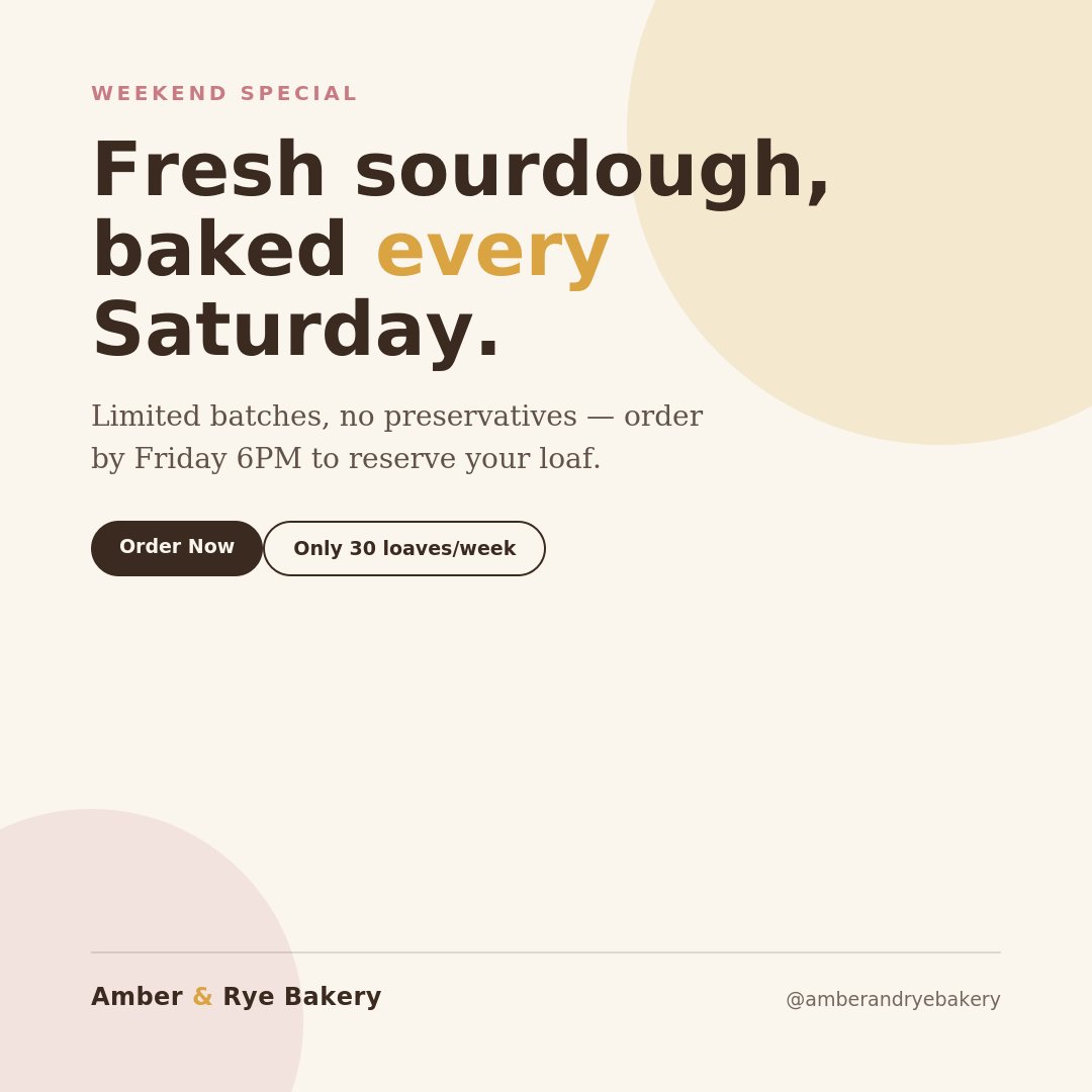 Canva social media design sample